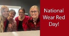 National Wear Red Day in Stronghurst