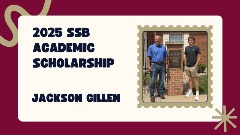 2025 SSB Academic Scholarship - Jackson Gillen